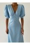 TM Linda Fashion Button-Front Midi Length Dress