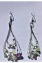 New Season Stylish Fluorite Stone Natural Stone Earrings - 3