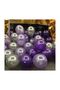 50 Metallic Balloons (Purple - Silver Mixed) Flying Balloons