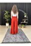 Women's Cement Color Ruched Lycra Woven Pants Skirt - 2