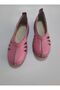 Inside and Outside Genuine Leather Pink Color Orthopedic Sandal Ballerinas - 3