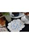 منديل كوكتيل رخامي مطرز (6 قطع) - 4