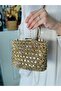 Diamond Crystal Stone Evening Dress Bag with 2 Straps - 2