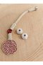 Copper handcrafted kazaz tassel & 2-hook set (52024) - 2