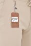 Men's Jogger Slimfit Waist Half Elastic Double Leg Beige Fabric Trousers - 7