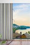 Eyelet Balcony Curtain with Enxboy Options in All Sizes - Balcony Canvas Gray Cream Luxury