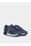 UNISEX Mesh Stripe Logo Lace Up Navy Blue Sneaker X8X151 XK386-T657 - 3