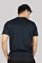 Men's Brand Logo Cotton Regular Fit Casual Blue T-Shirt24411031-013 - 5