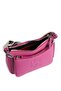 Fuchsia Shoulder Bag with Women Brand Embossed Adjustable Strap50513112-652 - 3