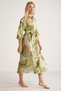 Women's Long Sleeve Green Dress C1T4N6O9 - 2