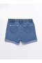 LCW baby Elastic Waist Basic Girl Baby Jean Shorts - 3