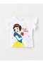 Lcw baby crew neck short sleeve cotton princess Printed baby girl pajama set with shorts - 2