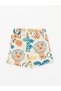 LCW baby Crew Neck Printed Baby Boy T-Shirt and Shorts 2-Piece Set lcw - 3