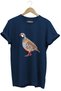 Hunting Woodpecker Hunting Woodpecker Printed Regular Fit 100% Cotton Navy Blue T-Shirt