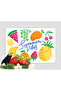 Glass Cutting Board |   Summer Fruits 25*35 Glass Cutting Board - 3