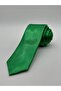 Limited Edition Grass Green Satin Hand-Stitched Tie & Handkerchief - 3