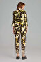 Patterned Oversize Jacket - Green - 4