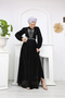Elegant Stone Detailed Hijab Special Occasion Evening Dress - 2