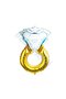 Best Bride to Be Ring Foil Balloon Gold 75 cm