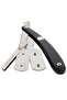 Srb/33R Resin Handle Stainless Steel Beard Razor, 5 Razor Blades Gift - 3