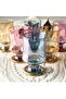 Lav Hand Decorated 6-Piece Glass Magnolia Cup Cup, 6-Piece Dessert Cup - 2