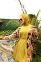 بدلة سباحة كاميليا حجاب 5 قطع منقوشة.10363 - 5