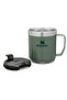 The Legendary Camp Mug Thermos Cup with Lid 0.35L 12oz - Hammertone Green - 4