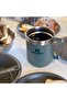The Legendary Camp Mug Thermos Cup with Lid 0.35L 12oz - Hammertone Green - 6