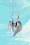 Lover Friendship Necklace with Angel Figure and 2 Magnets - 5