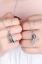Lover Friendship Necklace with Angel Figure and 2 Magnets - 2