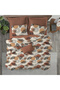 طقم غطاء لحاف مطبوع مزدوج - 200x220 سم (بدون ملاءة) - 2