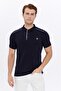 Polo Collar T-Shirt with Shoulder Stripe - 2