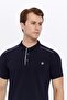 Polo Collar T-Shirt with Shoulder Stripe - 5