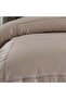 طقم غطاء لحاف مزدوج من الساتان 800 TC - حجري - 3