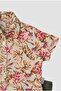 Floral and Leaf Patterned Wedding/Society Men's Two-Piece Top Bottom Set - 3