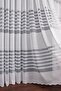 Ecru Knitted Transverse Striped Tulle Curtain, 200x250cm, 1/2 Sparse Pleat, Elıon04601 - 3