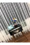 Star Pattern Sheer Curtain, 350x270, Closely Pleated, 1/3 - 6