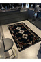 Dark Green Antique Design Series Claret Red Beige Patterned Vintage Decorative Carpet Antique36