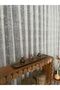Checkered Linen Tulle Living Room & Living & Children's Room & Non-Wrinkle Plain Stitching - 3