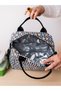 Thermal Waterproof Heat Insulated Food Carrying Lunch Bag with Hanger - 5