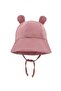Teddy Bear Detailed Muslin Summer Baby Hat 0-2 Years Old Breathable Fabric - 5