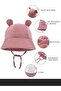 Teddy Bear Detailed Muslin Summer Baby Hat 0-2 Years Old Breathable Fabric - 2