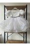 White Puffy Princess Evening Dress
