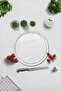 Channeled Glass Cutting Board - Glass Cutting Table| Translucent| Diameter32cm| Patented Product - 4