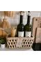 Wicker Basket and Towel - Flower Pot Flower Holder Kitchen and Bathroom Organizer, Multi-Purpose Towel Holder