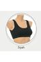 Black-White-Grey 3-Color Thick Strap Crop Bustier - 3