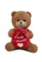 Chocolate-covered "To My Dearest Mom" ​​themed cute brown bear. - 3