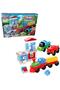 100 Pieces, Block Building Set for Train Garage - Home - Truck - Jeep and More