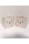 Kids-Baby Room Organizer Wooden Furniture Box Kids Room Decoration with Ears Decorative Box - 2