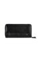 Genuine Leather Black Handbag with Phone Compartment and Money Portfolio, 100% Handmade, Size: 20X10 cm - 3